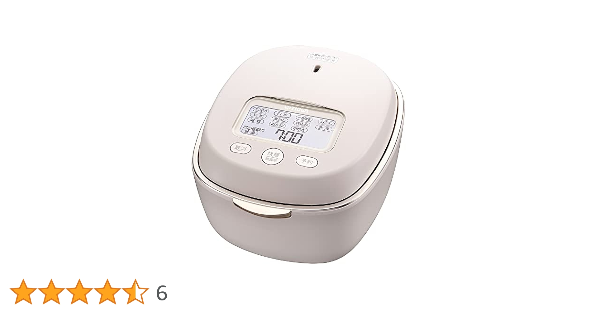 Amazon | タイガー魔法瓶 炊きたて ご泡火炊き JPL-G100-WE